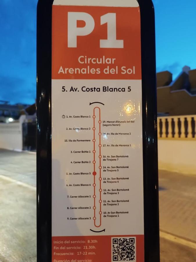 Apartamento Terraza Arenales Del Sol Bagian luar foto
